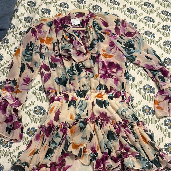 Floral Ruffle Dress - Picture 3 of 6